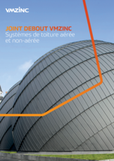 Joint debout VMZINC  - guide technique - toiture